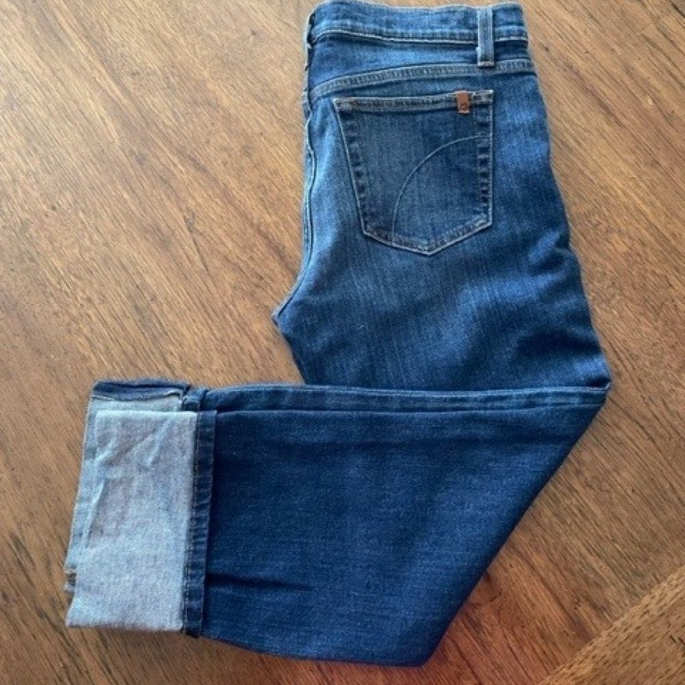 JOE’S JEANS Cuffed Hem Cropped Jeans, Size 30